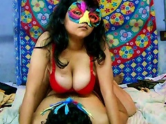 Busty Indian Amateur Savita Is Wanking A Dick
